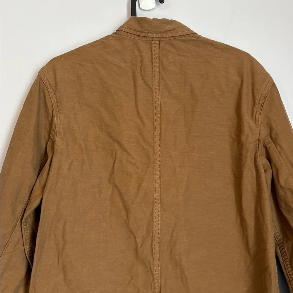 Everlane Fatigue Blazer size S Oversized Walnut Brown Organic Cotton Linen